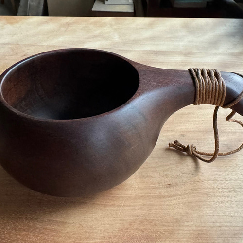 木のマグカップ ククサ KUKSA 26 ウォールナット材 キャンプ