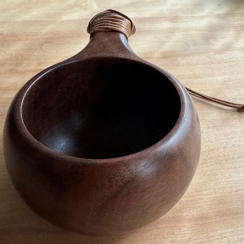 木のマグカップ ククサ KUKSA 27 ウォールナット材 キャンプ