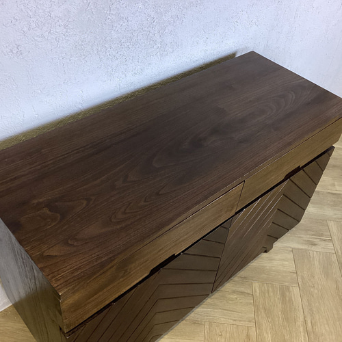 期間限定10％OFF!!】北欧スタイル 無垢材 ヘリンボーン ロータイプ