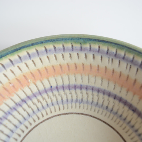 沖縄 一翠窯 飛びカンナ 7寸皿 4枚 沖縄 一翠窯 飛びカンナ 7寸皿 4枚 沖縄 一翠窯 飛びカンナ 7寸