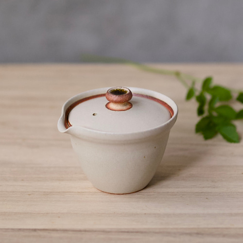 新茶器 急須ヒトリ SHIRO【信楽焼の一人用急須】白 小ぶりな急須