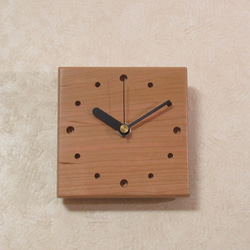 天然木《チェリー》木製時計7 5枚目の画像
