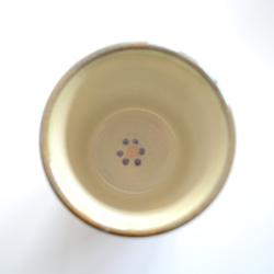 【やちむん 幸陶器】飛びカンナ フリーカップ (大)　ピンク 3枚目の画像
