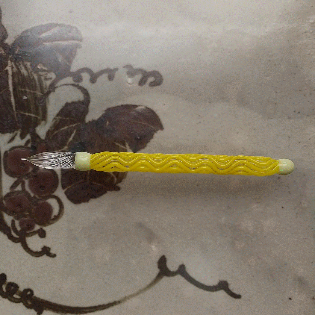 ガラスペン「ミモザ」 約1ｍｌガラス製スポイト付き