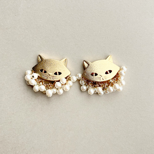 猫ちゃん ピアス イヤリング