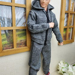 1/6人形用服 デニムブールジャケットバービーケンサイズ その他人形