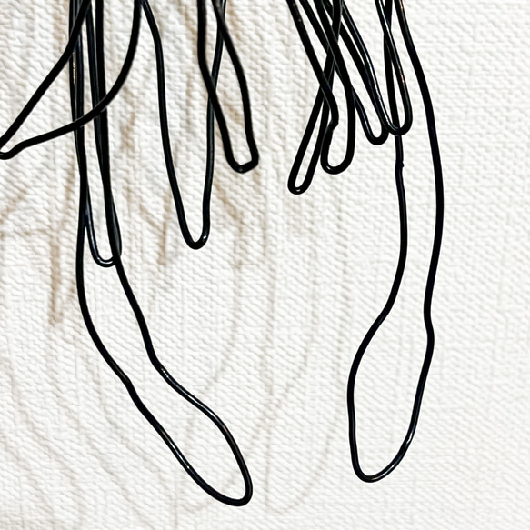アオリイカ ワイヤーアート アート インテリア 壁掛け いか  エギング wirecraft  海 水族館 【受注販売】 8枚目の画像