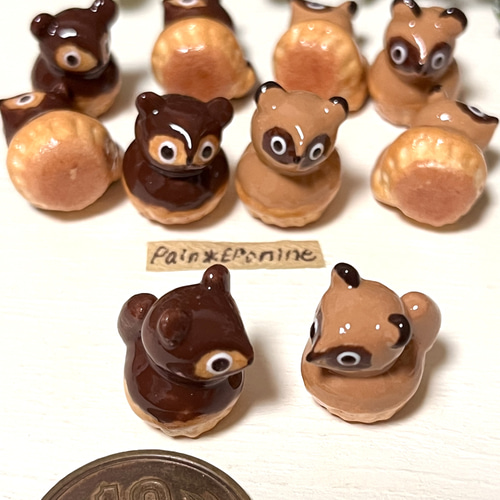 たぬきチョコ 選べる】たぬきケーキチャームorストラップ その他アクセサリー Pain