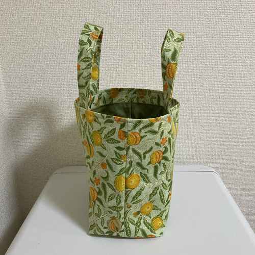 ウィリアムモリス川島織物トートバッグハンドメイドフルーツ William Morris - ウィリアムモリストートバックハンドメイド