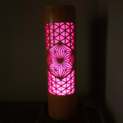 試作品 竹灯籠 組子デザイン 竹あかり Lamp japanese bamboo 試作品 竹灯籠 組子デザイン 竹あかり Lamp japanese bamboo