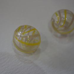 玻璃零件 黃色 13mm 直徑 2 件 (P36) 第3張的照片