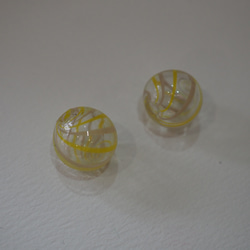 玻璃零件 黃色 13mm 直徑 2 件 (P36) 第4張的照片
