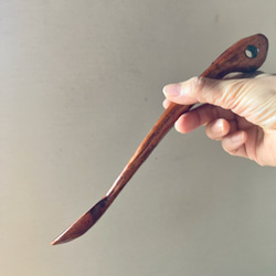 手作り漆ぬり木製スプーン5 / Handmade lacquer-coated Wooden Spoon5 8枚目の画像