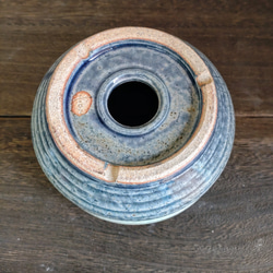 陶器の植木鉢　「ミントグリーン」＋「瑠璃」　PARTー４ 7枚目の画像
