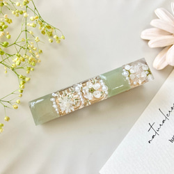 大人カラーのレジンヘアクリップとウェーブヘアピンセット ヘア