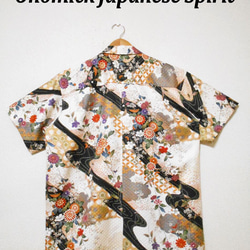 着物アロハシャツ Kimono Hawaiian Shirt AL-869/XL 12枚目の画像