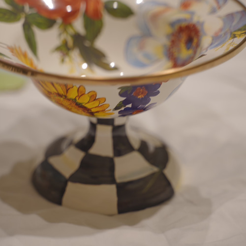 MACKENZIE-CHILDS エナメルコンポート