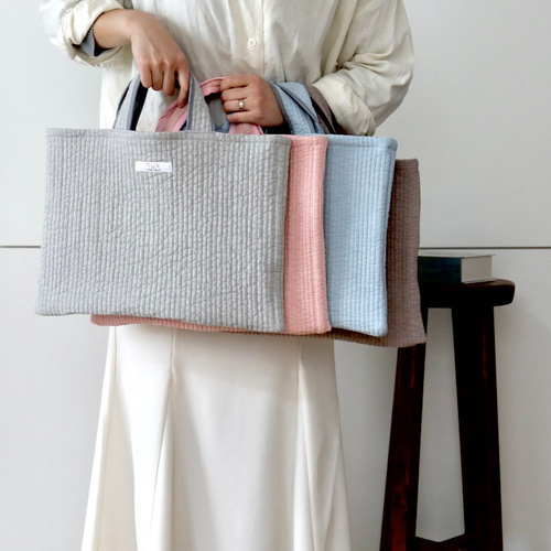 即納】大人のサブバッグにも♡ヌビバッグ / 水色 / ヌビバッグ 【入園