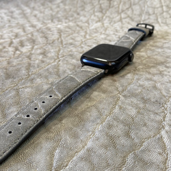 アップルウォッチベルト / エレファント・グレー（For Apple Watch  38/40/41mm）時計バンド 15枚目の画像