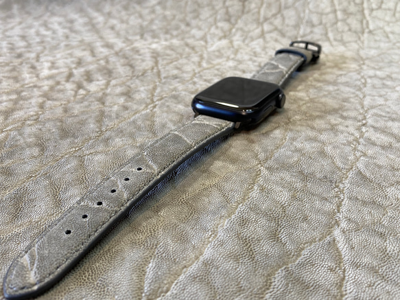 アップルウォッチベルト / エレファント・グレー（For Apple Watch  38/40/41mm）時計バンド 15枚目の画像