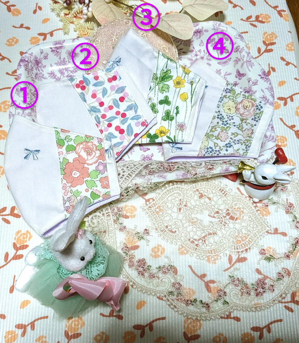 メガネケース リバティフェリシテ ライトピンク ハンドメイド