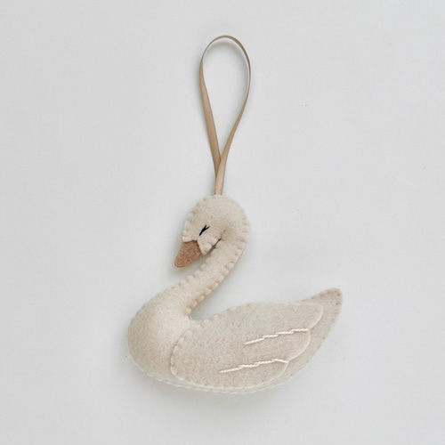 白鳥のオーナメント 雑貨・その他 May felt mobile 通販 17518248