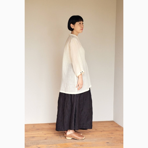bighug 縮絨コットンリネン チュニック シャツ holy fruit 通販