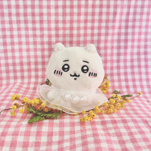 ちいかわお座りぬいぐるみ オーガンジードレス ぬい服