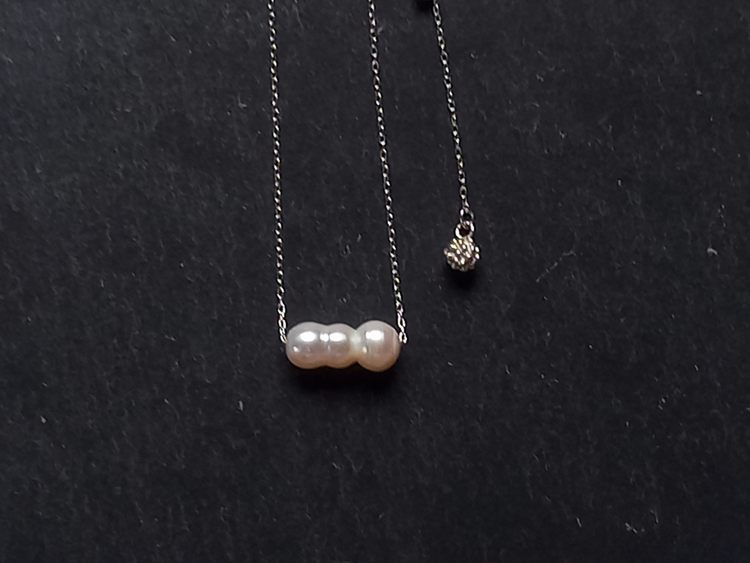 Utoka  ☆  silver   ３つ子ちゃん   ネックレス