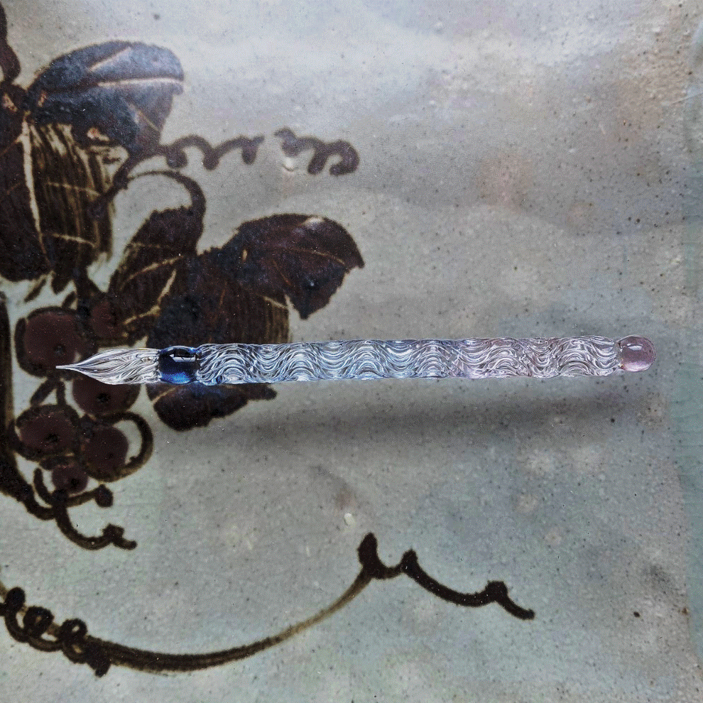 ガラスペン「小春日」　ガラス製スポイト付属（約1ｍｌ）