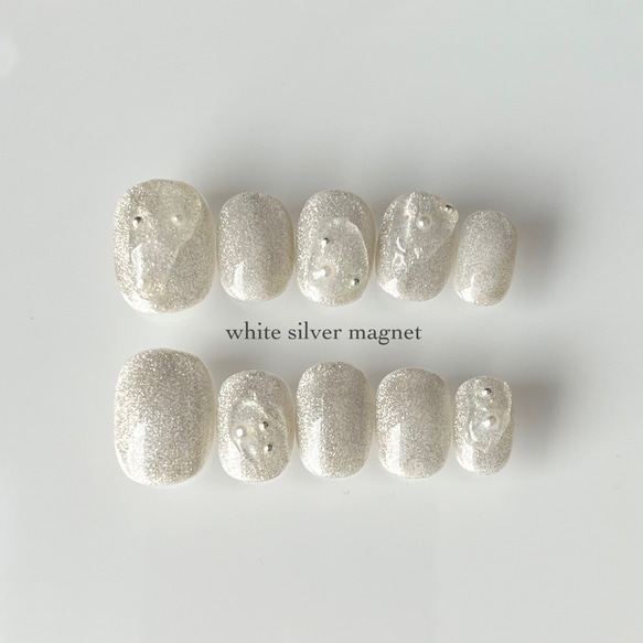 ジャスミン ウェディングネイル ブライダルネイル マグネットネイル ジャスミン ウェディングネイル ブライダルネイル マグネット