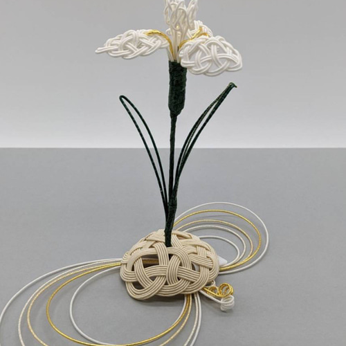 花菖蒲 お香入り ほのかに香る 端午の節句 水面と花菖蒲 小さな花菖蒲