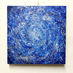 オーダーアート 抽象画 「あなたの宇宙」15×15cm 2枚目の画像