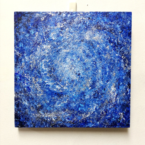 宇宙的なテーマのアクリル抽象画 （絵画 原画（1点限り）「宇宙