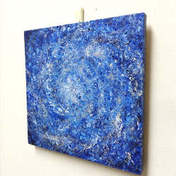 オーダーアート 抽象画 「あなたの宇宙」15×15cm 4枚目の画像