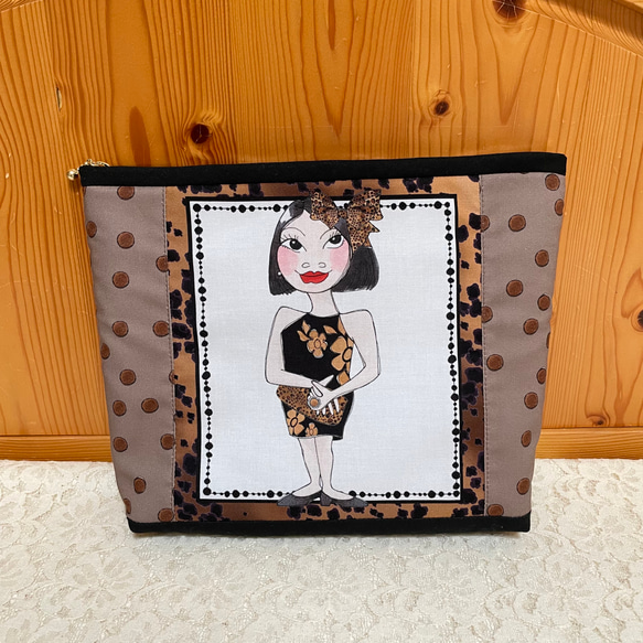 大きいポーチ ロラライハリス＊ワイルドレディ ポーチ YUKI 通販  