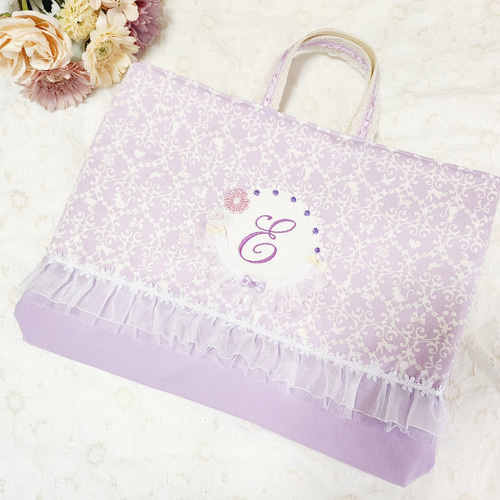 リバティベッツィ巾着袋レッスンバッグ手提げ花柄女の子小花柄お弁当