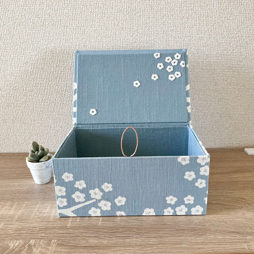 カルトナージュ裁縫箱(大) お裁縫箱 | カルトナージュ教室アトリエルラン 大阪京都