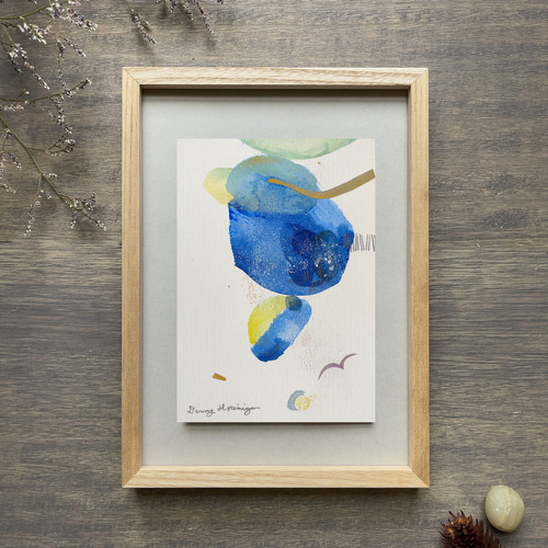 原画 【 夢の途中 】 アート アクリル 美術品・アンティーク - 絵画