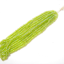 ビンテージビーズ 1個】ヴィンテージ 西ドイツ オーロラ フラワー ビーズ 18x13mm