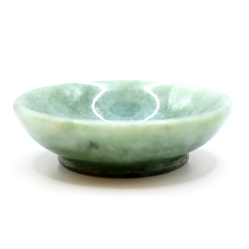 Jade-Plate-05 ミャンマー産 翡翠 食器 観賞用 薬味皿・豆皿 Kachin