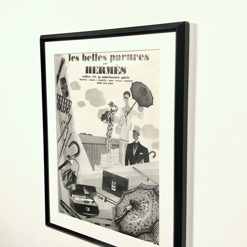HERMES エルメス　(1960年代)マガジンポスター 1960年代 広告＞HERMES エルメス ポスター ヴィンテージ アート