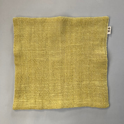 大ハンカチ  ミモザ〈手織り 手紡ぎ〉 2枚目の画像