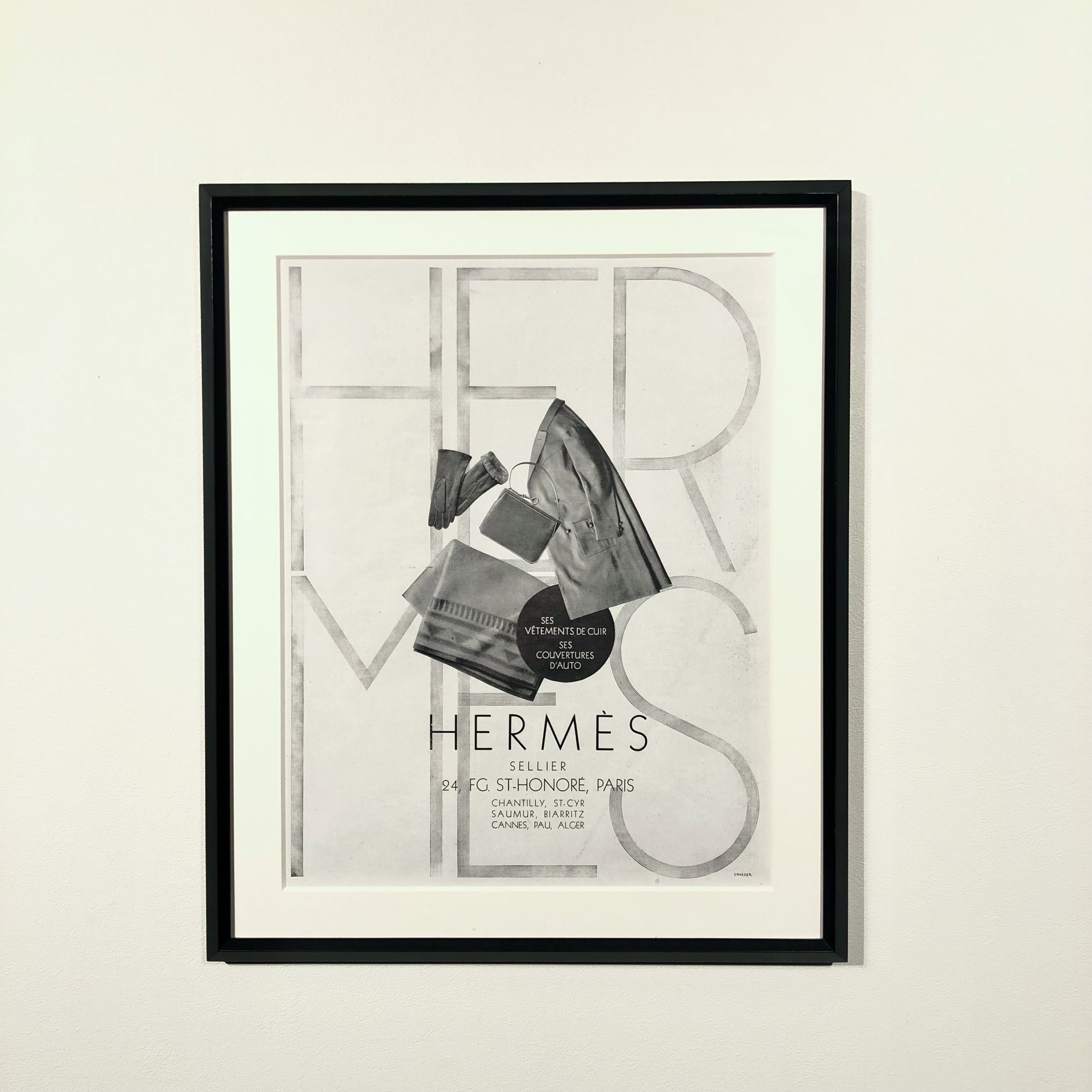 【HERMES】アンティーク　ポスター Hermes アンティークポスター1920's その他アート MYH 通販