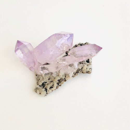 希少！ベラクルスアメジストのクラスター 天然石 虹色の星 通販