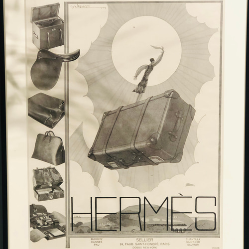 Hermes アンティークポスター1920's その他アート MYH 通販 17519987