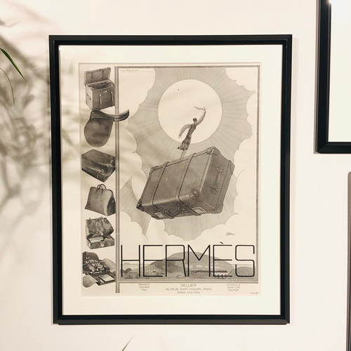 【HERMES】アンティーク　ポスター HERMES】アンティーク ポスター Hermes アンティークポスター