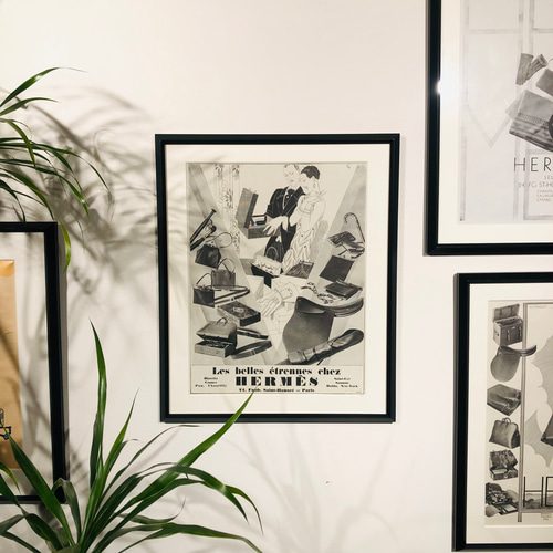 Hermes アンティークポスター1920's その他アート MYH 通販