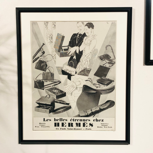 Hermes アンティークポスター1920's その他アート MYH 通販