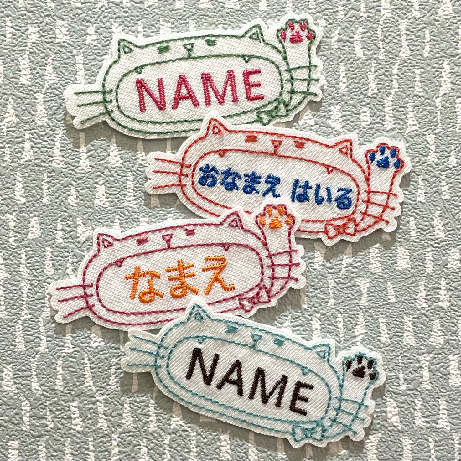 お名前ワッペン 刺しゅう 枠なまえ